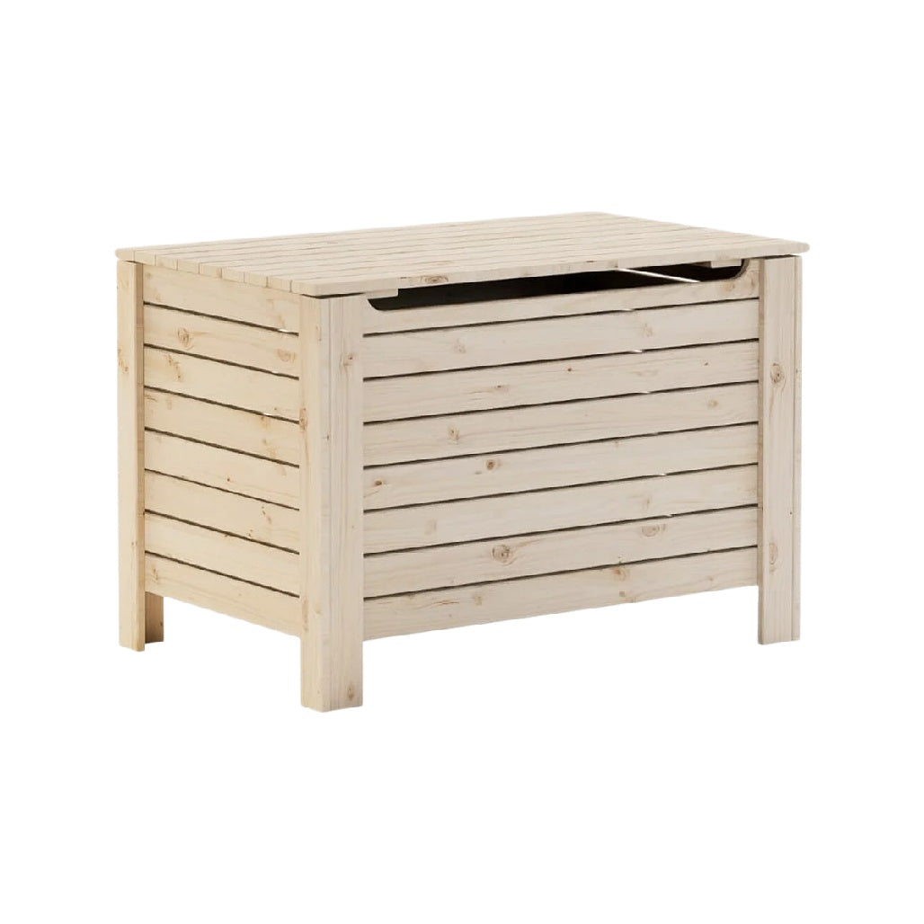 Coffre de rangement en bois pour extérieur - 90 x 60 x 50