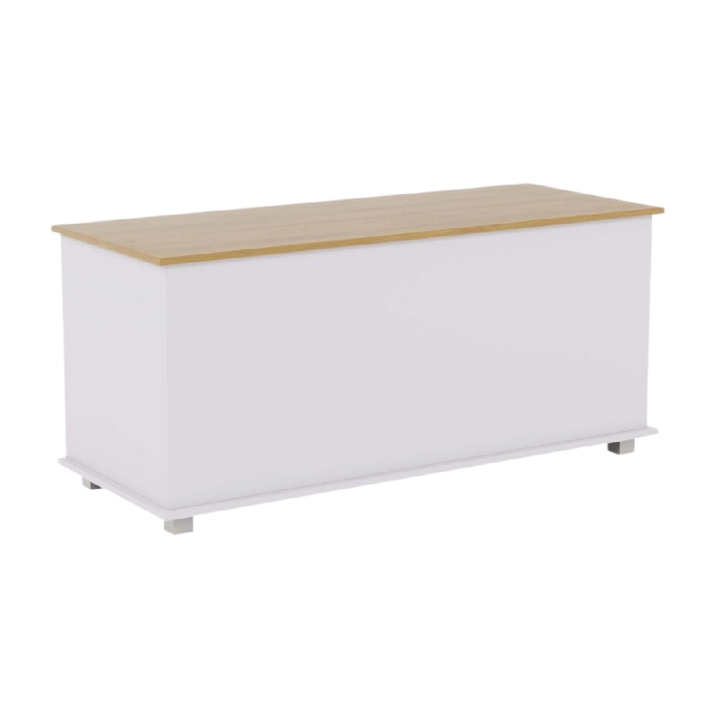 Banc de rangement pour entrée en MDF et bois - 120 x 50 x 45