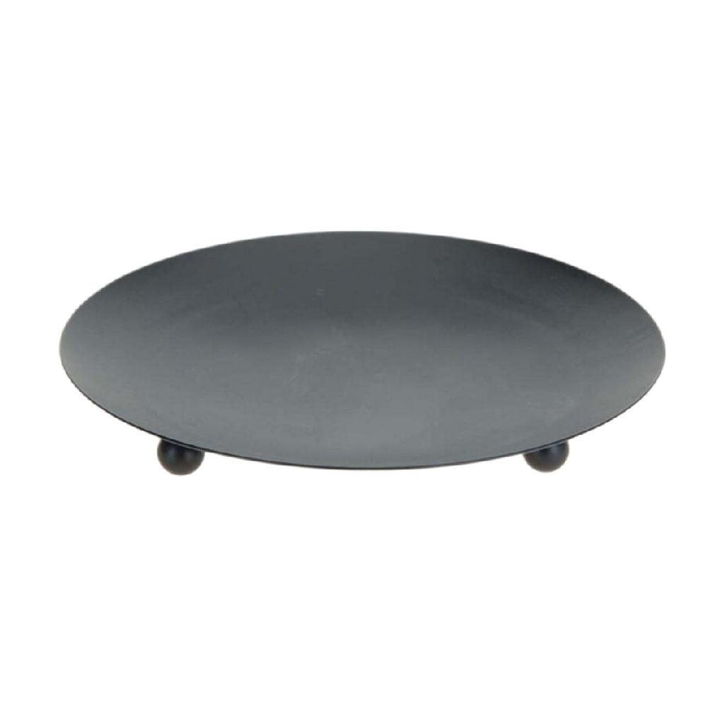 Plat en métal pour présentation d'aliments - 30 x 30 x 5