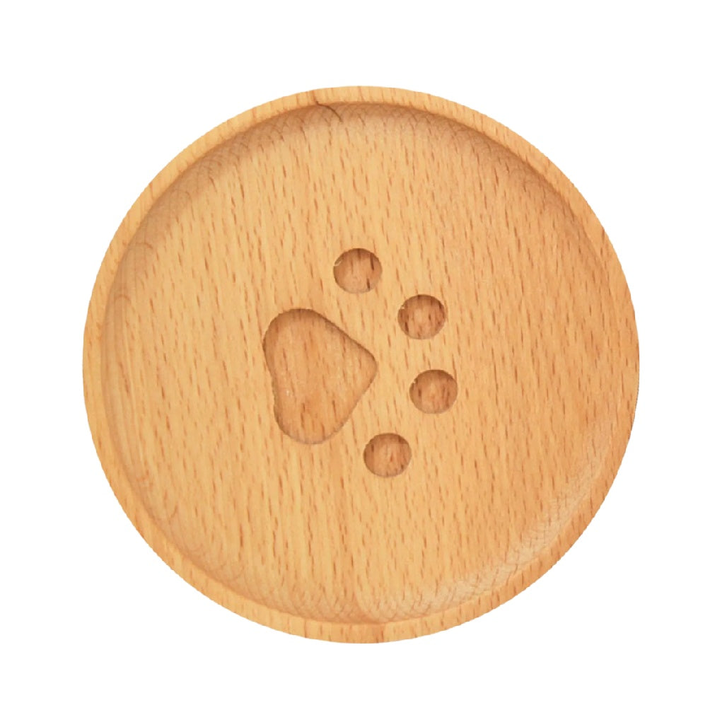 Plateau en bois de hêtre pour animaux - 15 x 15 x 2