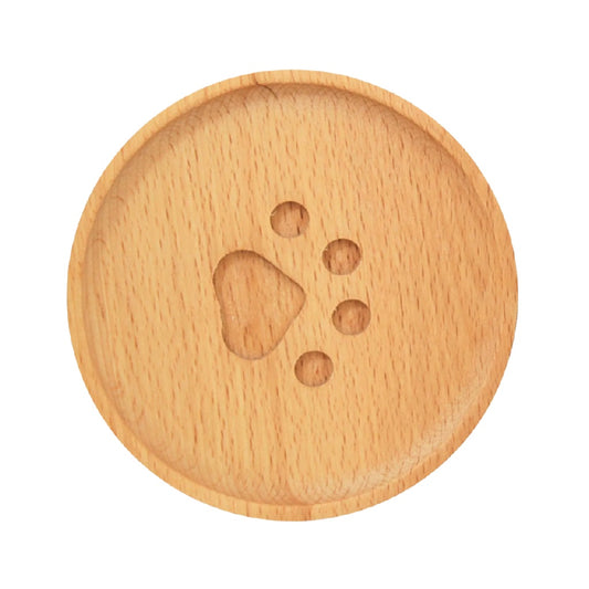 Plateau en bois de hêtre pour animaux - 15 x 15 x 2