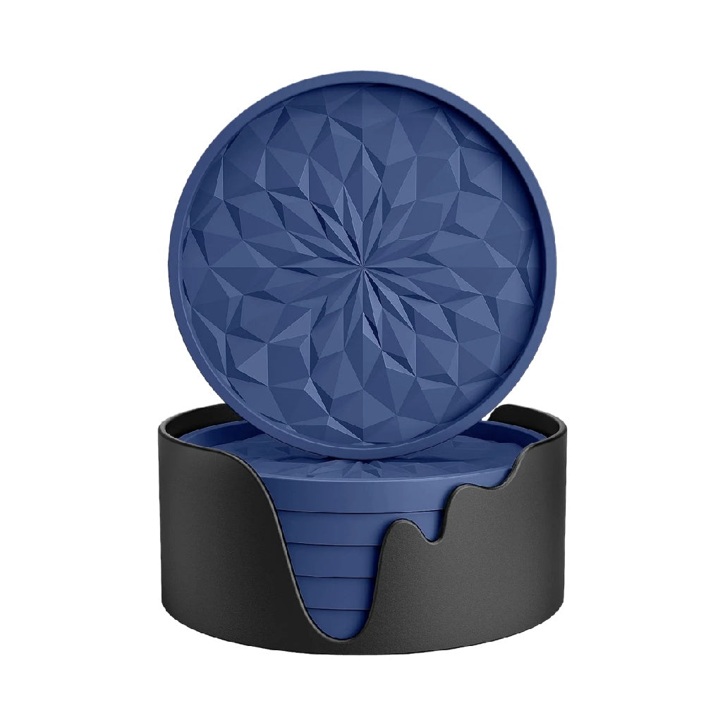 Sous-verres en silicone pour table - 10 x 10 x 3