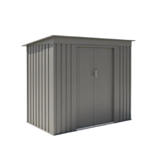 金属製の収納小屋 - ガーデニング用具の収納に適した - 耐久性のあるスチール - 200 x 100 x 180