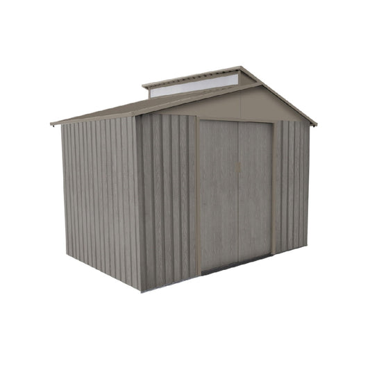 屋外収納用の金属製シェッド - 200 x 150 x 180